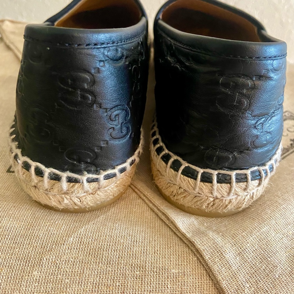🔥AUTHENTIC GUCCI LEATHER ESPADRILLES 🔥 - Picture 4 of 13